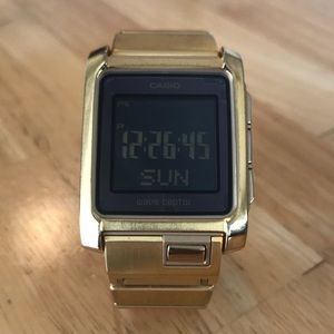 Gold Casio Wave Ceptor
